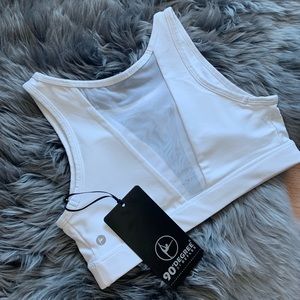 90 Degree By Reflex Intimates & Sleepwear - sexy 90 degree white mesh sports bra size m 90 Degree By Reflex Intimates & Sleepwear - sexy 90 degree white mesh sports bra size m